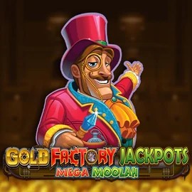 Play Gold Factory Jackpots Mega Moolah slot by Aurum Signature Studios on spinorhinocasino-ie.com