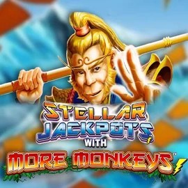 Play Stellar Jackpots with More Monkeys slot by Lightning Box Game on spinorhinocasino-ie.com